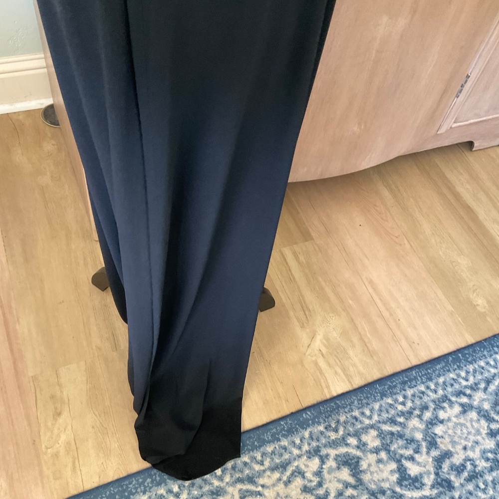 Laundry Shelli Segal black gown Y2K pretty woman maxi dress silk wedding bra 12 - Picture 9 of 16